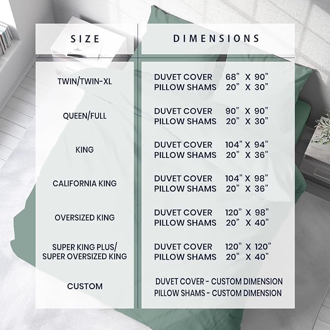 Kotton Culture 3 Pc Twin Size Duvet Cover Set- 100% Egyptian Cotton 600 TC - Image 3