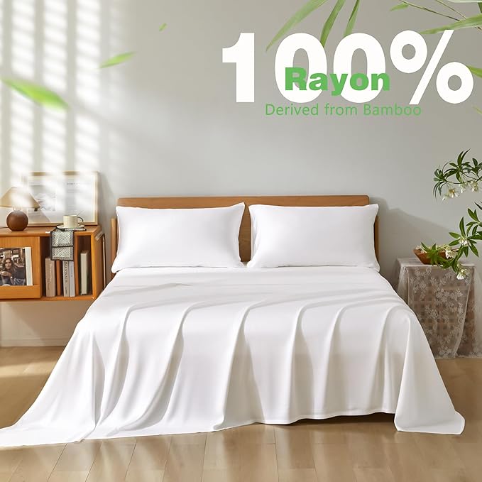 Homiest Cooling Pillow Cases Queen Size Set of 2, 100% Rayon Derived from - Image 3