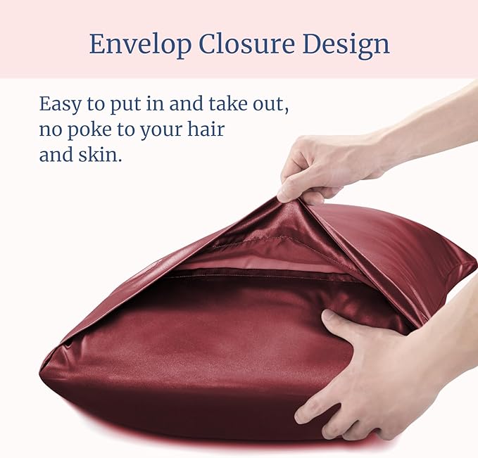 BEDELITE Satin Pillowcase for Hair and Skin, Super Soft Similar to Silk Pillow - Image 6