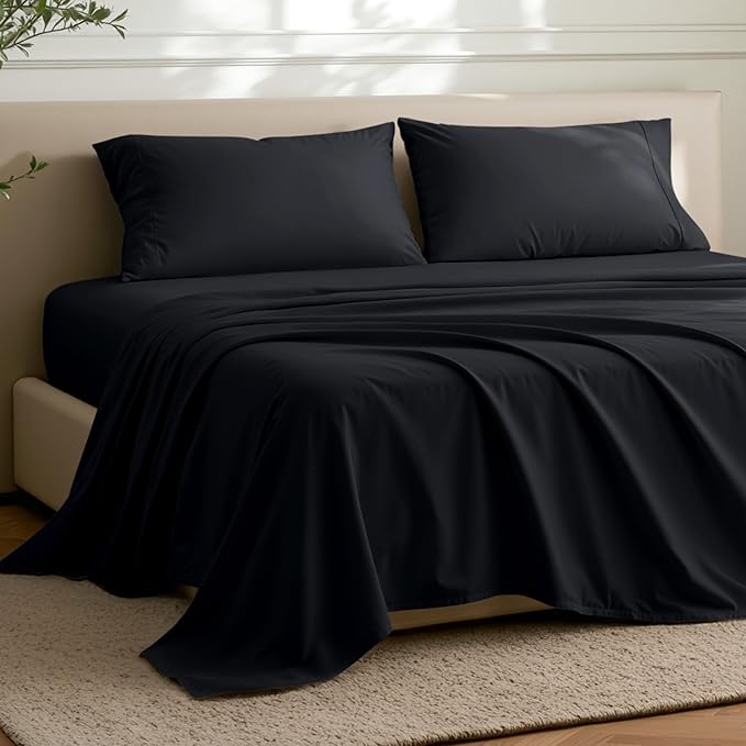 Bare Home Queen Flat Sheet - Image 2