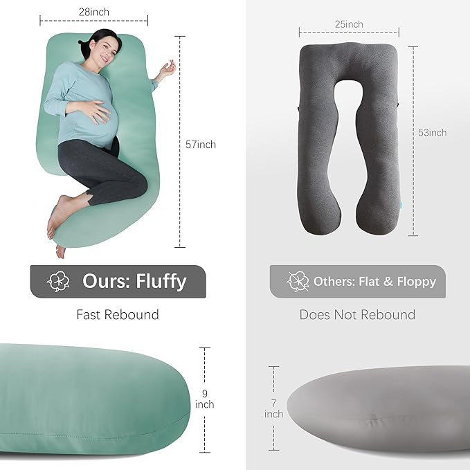 MOON PARK Pregnancy Pillows for Sleeping - Image 7