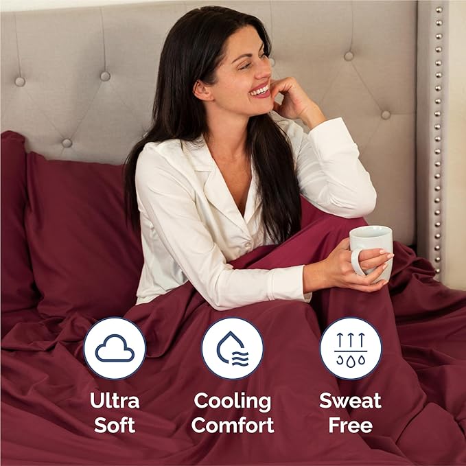 King Size 4 Piece Sheet Set - Image 4