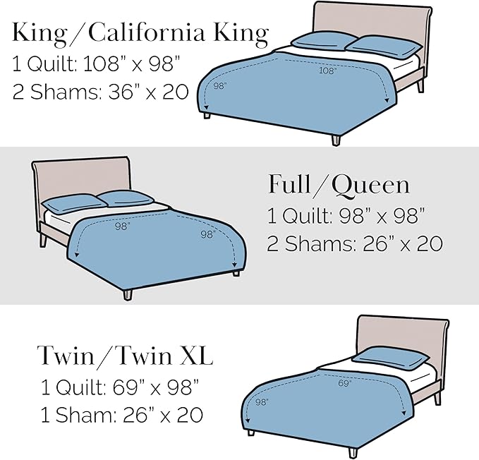 Southshore Fine Living, Inc. Full/Queen Quilt Bedding Set, Microfiber Quilts - Image 8