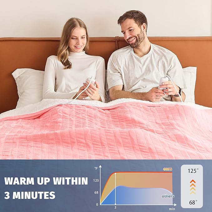 Heated Electric Blanket Queen Size - Image 5