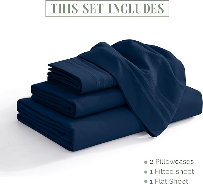 Elegant Comfort Luxurious 1500 Premium Hotel Quality Microfiber Three Line - Image 3