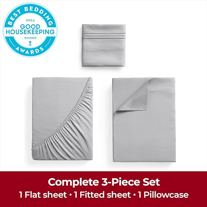Mellanni Extra Deep Twin Sheets - Image 4