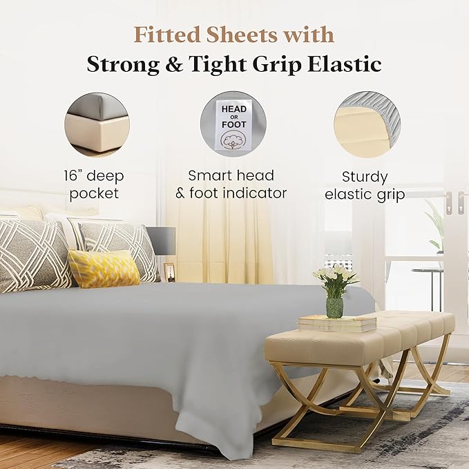 Good Sleep Bedding Cal King Fitted Sheet Only - Image 3