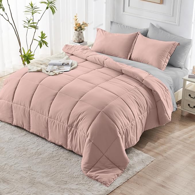 JOLLYVOGUE King Comforter Set, Ultra-Soft Bed in a Bag King Size 7 Pieces - Image 9