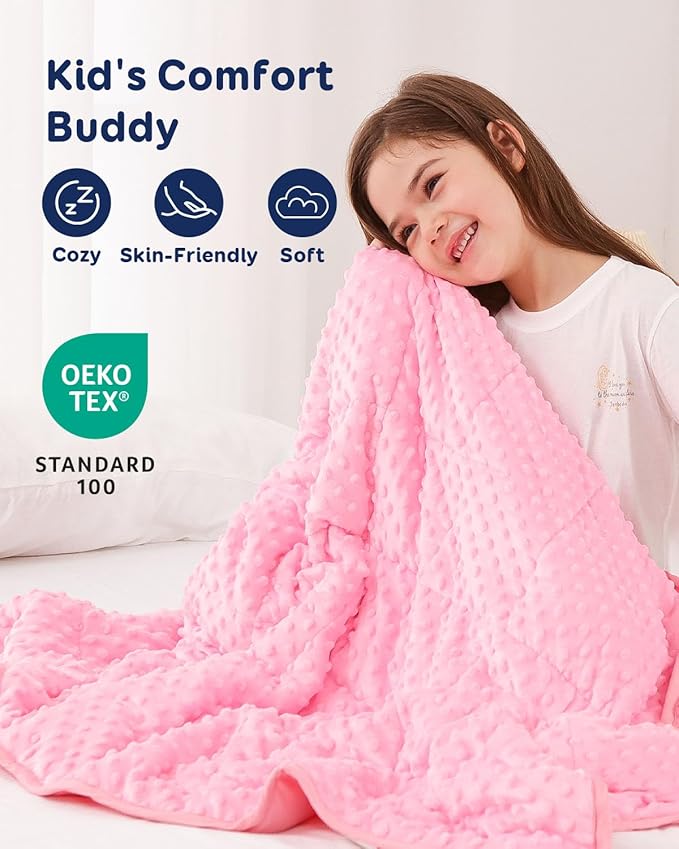Kivik Weighted Blanket 3 lbs, 36 x 48 Inches, Soft & Cooling, Machine Washable - Image 3