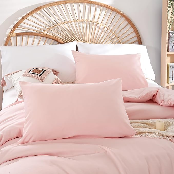 weigelia Blush Pink Comforter Set Twin Boho Pink Twin Comforter - Image 4