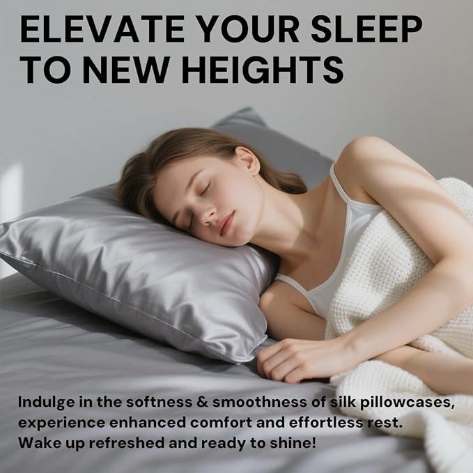 Ravmix Silk Pillowcases 2 Pack for Hair and Skin - Image 5