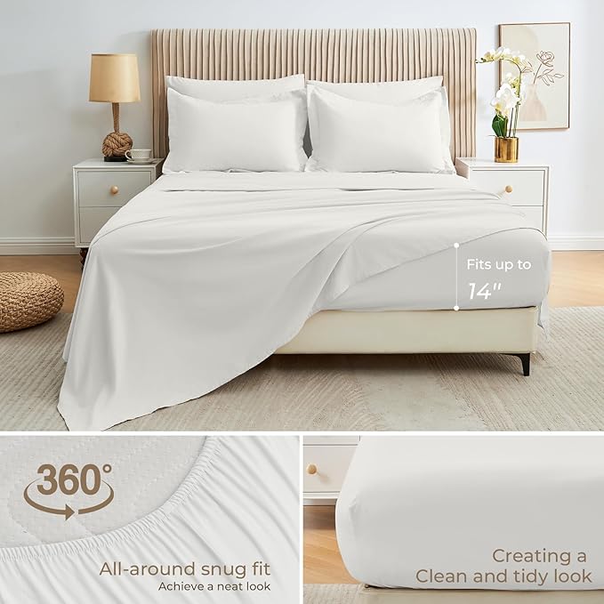 Sasttie Oversized Queen Comforter Set, 7 Pieces Reversible Bed in a Bag - Image 4