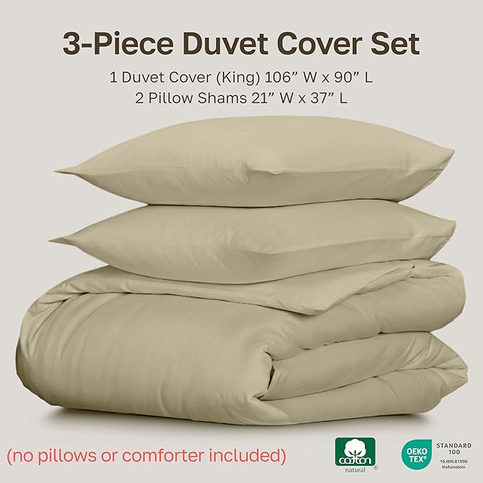 California Design Den 3 Pc King Duvet Cover Set - Image 5