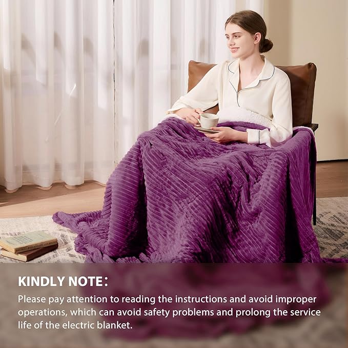 Homemate Heated Blanket Electric Throw - Image 6