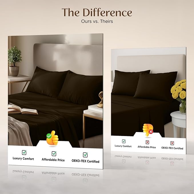 Utopia Bedding Twin Sheet Set – 3 Piece Bed Sheets - Image 6