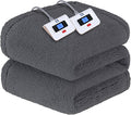 SEALY Electric Blanket King Size, Dual Control Soft Sherpa Heated Blanket by Sealy