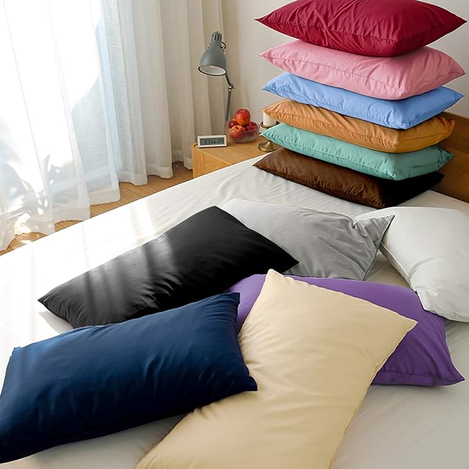 FLXXIE Pillow Cases Queen, Soft Microfiber Pillow Covers - Image 4