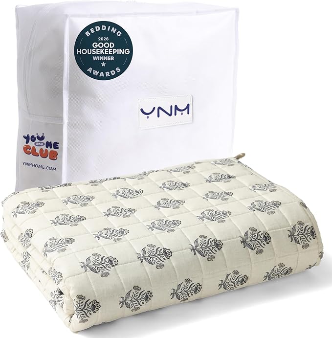 YnM King Size Linen Weighted Blanket by YNM