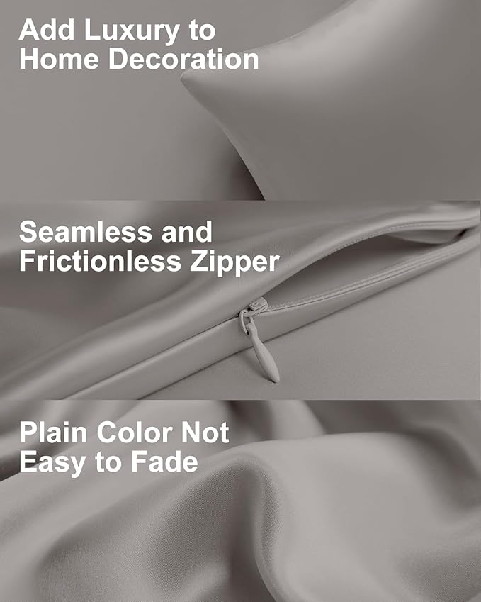 THXSILK Set of 2 100% Mulberry Silk Pillowcases - Image 6