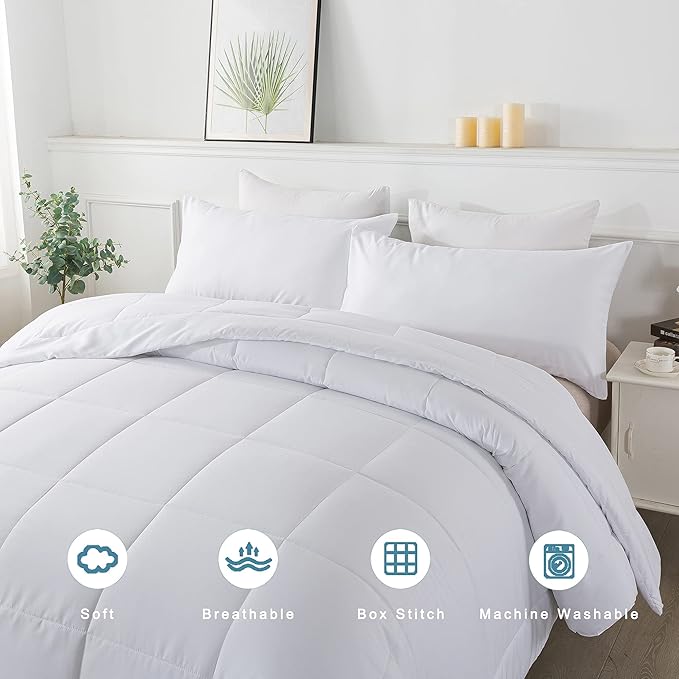 DOWNCOOL King Size Comforter Set -All Season Bedding Comforters Sets - Image 3
