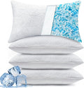BETU Cooling King Size Pillows Set of 4, Shredded Memory Foam Bed Pillows by BETU