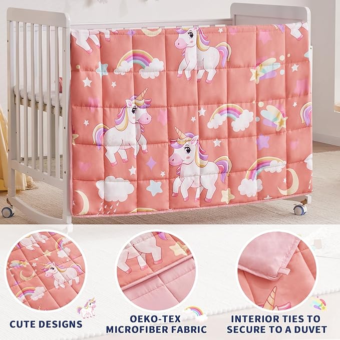 anfie Weighted Blanket Kids Weighted Blanket Cooling Blanket - Image 5