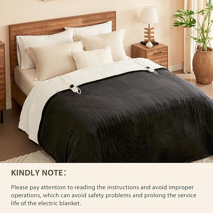 Homemate Electric Heated Blanket Twin - Image 8
