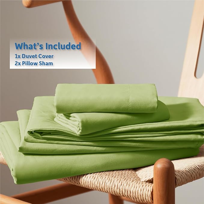 Nestl Calla Green Duvet Cover King Size - Image 9
