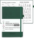 Dotted Journal Notebook with Premade Bullet Templates, Pre-made Dot Grid by SIMSIMY