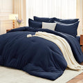 MUXHOMO 5 Pieces Twin XL Comforter Set, Soft Bed in a Bag Twin XL Size by MUXHOMO