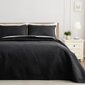 Exclusivo Mezcla Twin Quilt Bedding Set, Lightweight Black Quilts Twin Size by ExclusivoMezcla