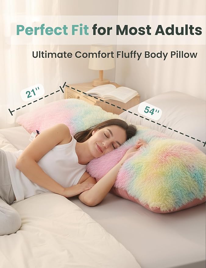ZonLi Fluffy Body Pillow, Full Body Pillows - Image 7