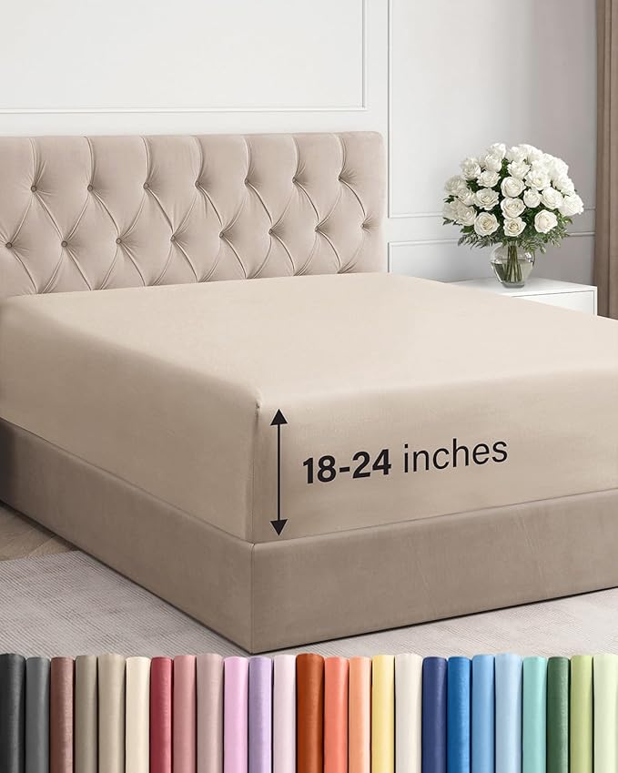 Extra Deep King Fitted Sheet by CGKUnlimited