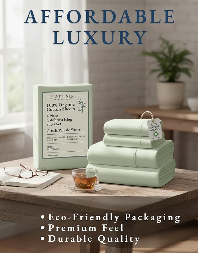 LANE LINEN Bedsheets California King Size Bed - Image 8