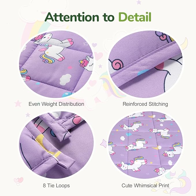 Sivio Weighted Blanket 5lbs, Cooling Weighted Blanket, Breathable Heavy Blankets - Image 4