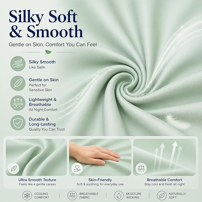 evoLive 100% Rayon Derived from Bamboo Cooling Breathable Body Pillow - Image 4