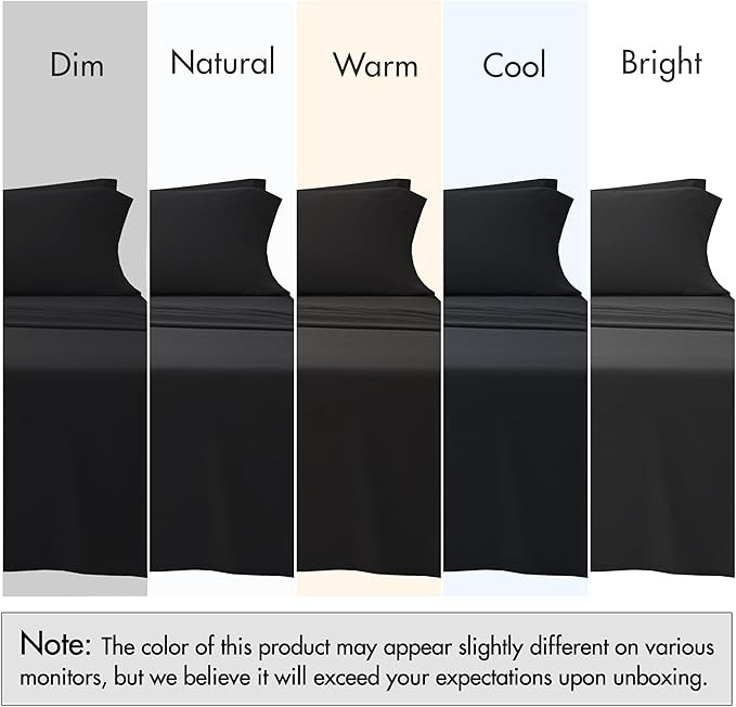 RUVANTI 100% Cotton Sheets – Full Size Percale Bedding, Cooling & Breathable - Image 7