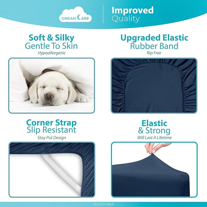 DREAMCARE King Fitted Sheet Only - Image 6