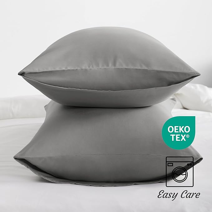 NTBAY Queen Pillow Cases Set of 2, 2 Pack Brushed Microfiber 20x30 Pillow Cases - Image 4