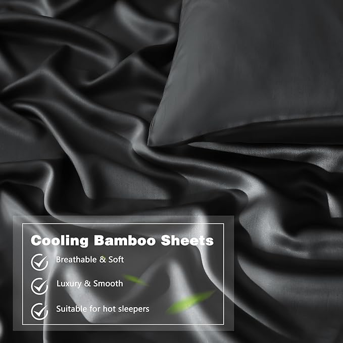 Homiest Cooling Pillow Cases Queen Size Set of 2, 100% Rayon Derived from - Image 4