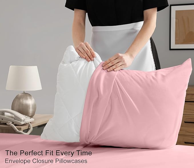 RUVANTI 100% Cotton Sheets – Full Size Percale Bedding, Cooling & Breathable - Image 7