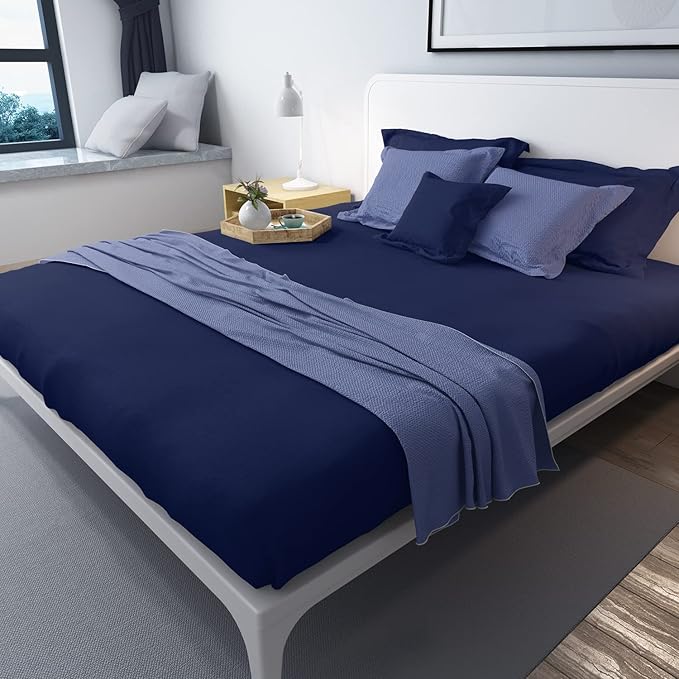 Lirex 2-Pack Twin Size Flat Sheet Set, Ultra-Soft Brushed 1800 Microfiber - Image 5
