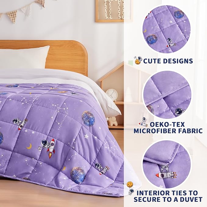 anfie Weighted Blanket Kids Weighted Blanket Cooling Blanket - Image 2