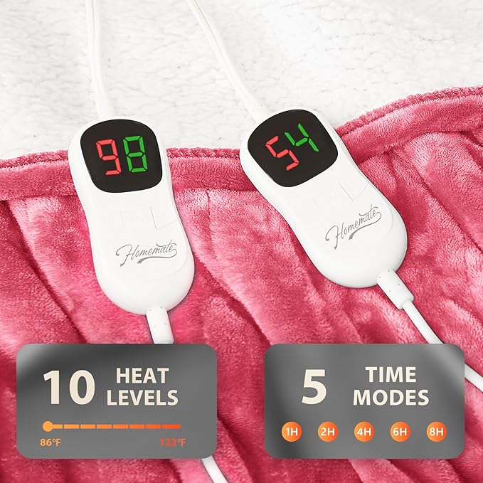 Homemate Electric Heated Blanket King - Image 4