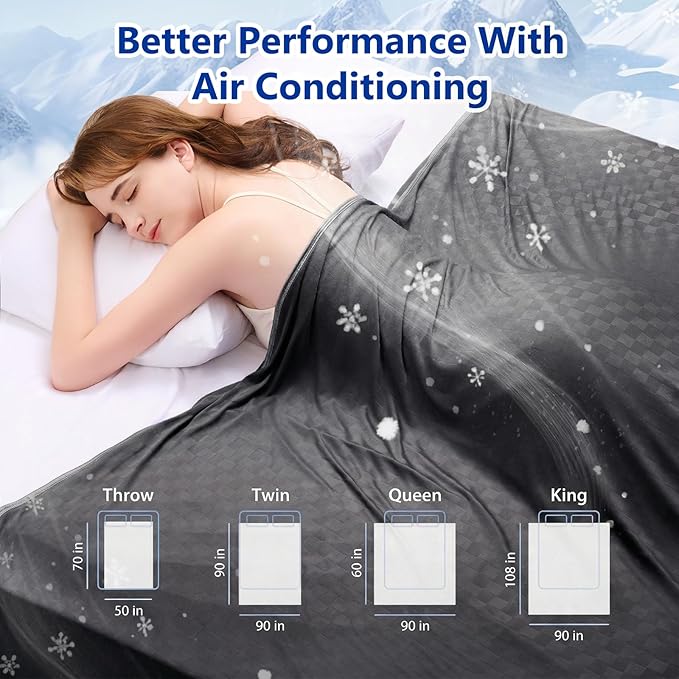 Topcee Cooling Blanket Full Size- 60"x90" Summer Cooling Throw Blanket - Image 7