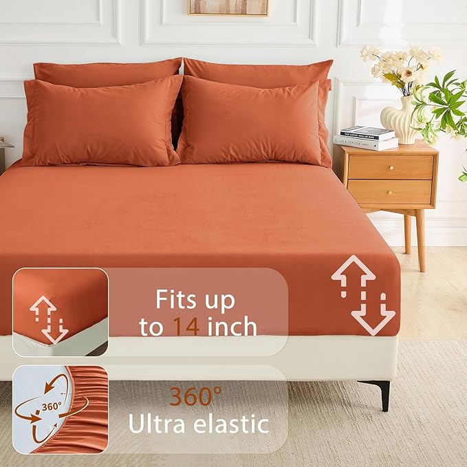 MUXHOMO 5 Pieces Twin Comforter Set, Soft Bed in a Bag Twin Size, All Season - Image 7