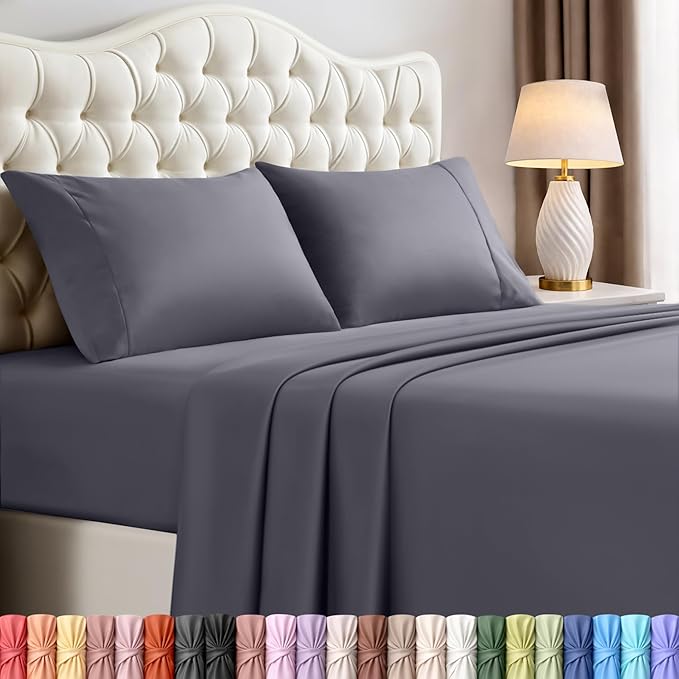Utopia Bedding King Size Sheet Set – 4 Piece Bed Sheets, Soft and Breathable by UTOPIABEDDING