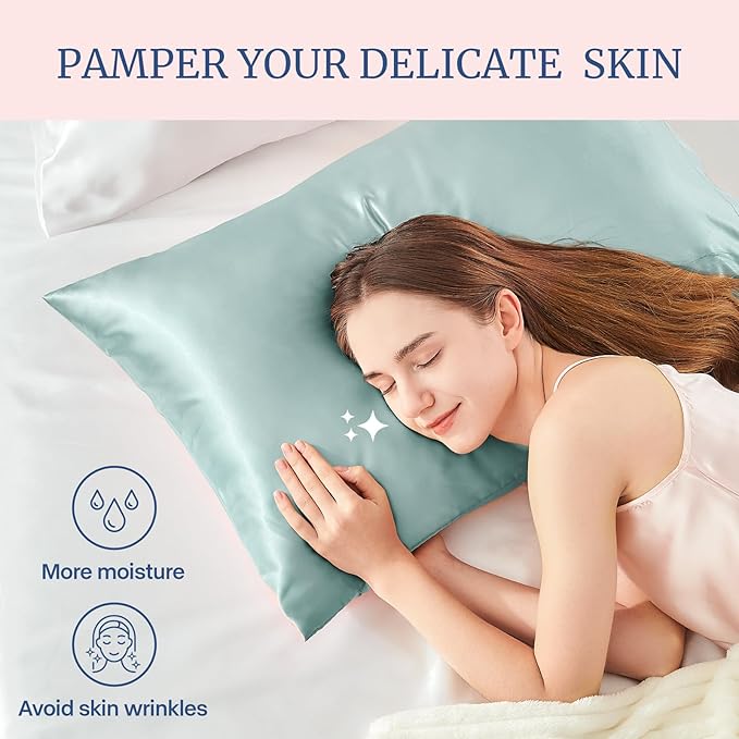 BEDELITE Satin Pillowcase for Hair and Skin, Super Soft Similar to Silk Pillow - Image 3