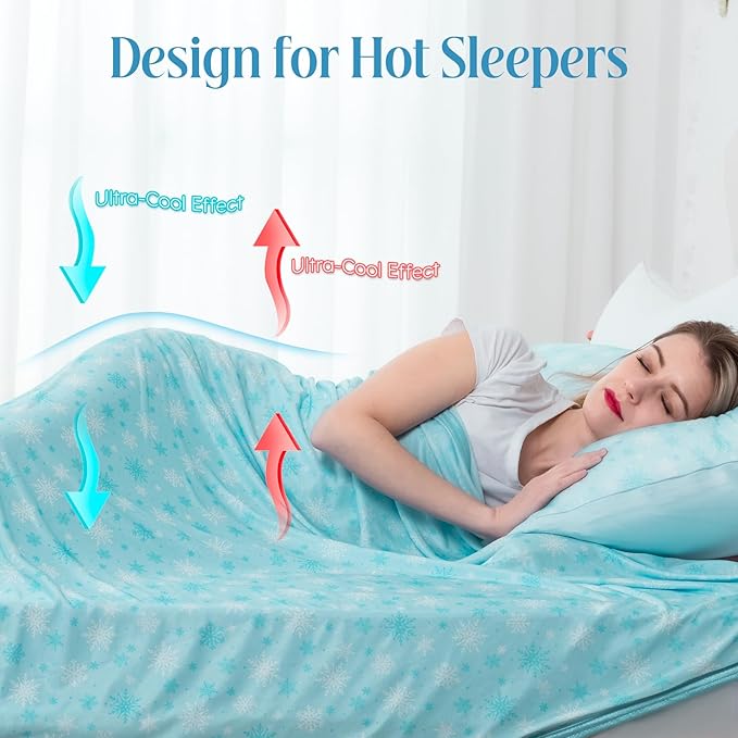 OIGAE Cooling Blanket for Hot Sleepers - Image 2