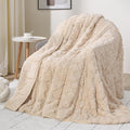 Drewin Weighted Blanket for Adults 12lbs, Soft Comfy Fleece Weighted Blankets by Home